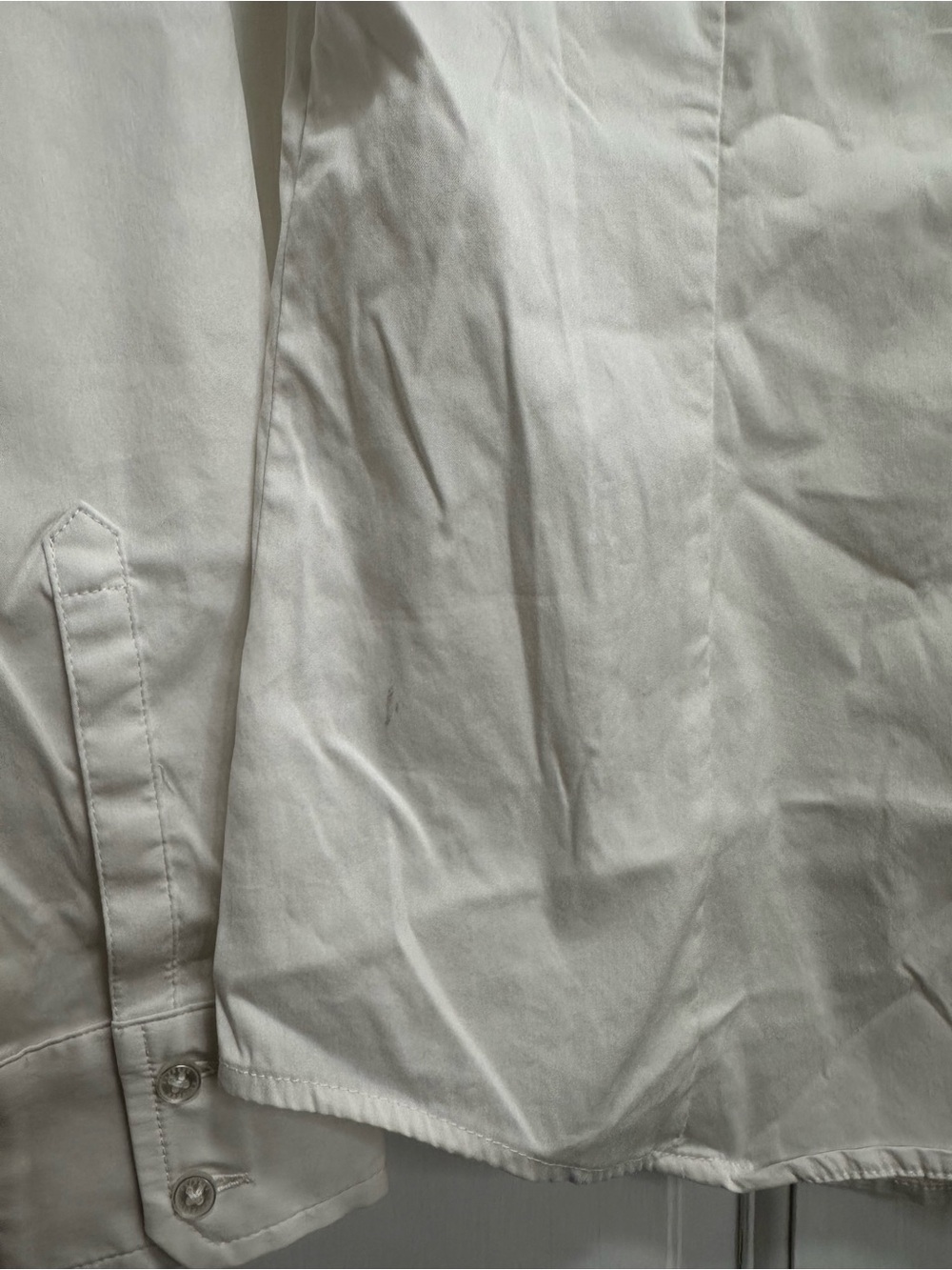 Express Ultimate Essential Shirt in White Size XS Button Down Original Fit - Picture 2 of 13
